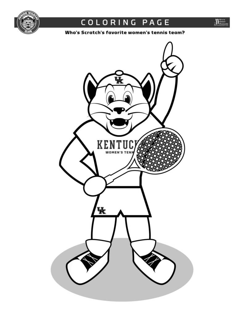 154 Tennis Coloring Pages Printable 103