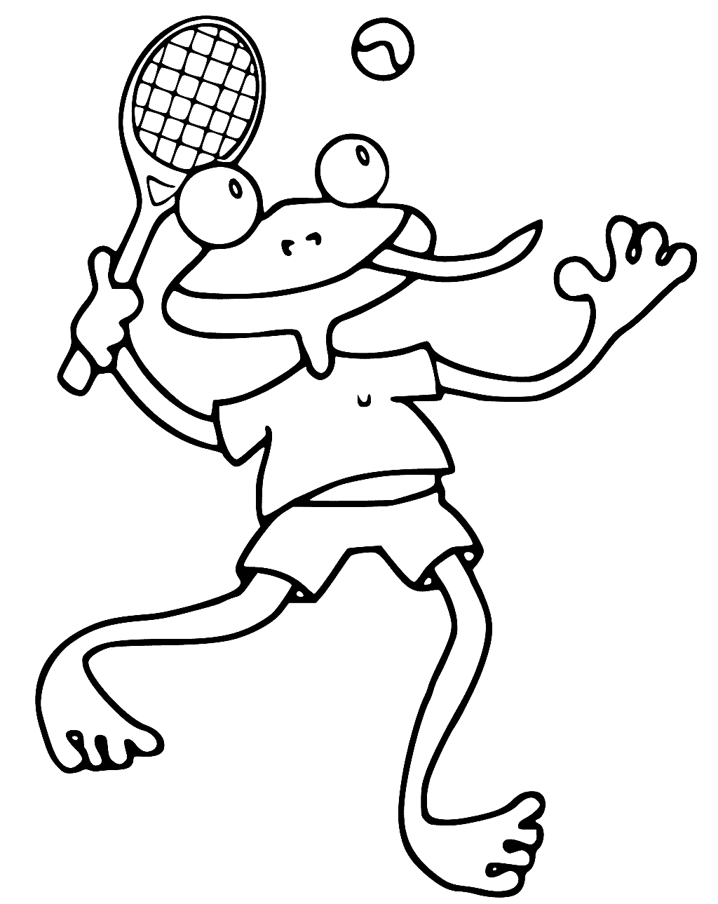 154 Tennis Coloring Pages Printable 105