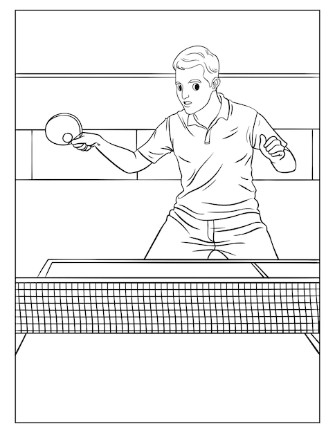 154 Tennis Coloring Pages Printable 107