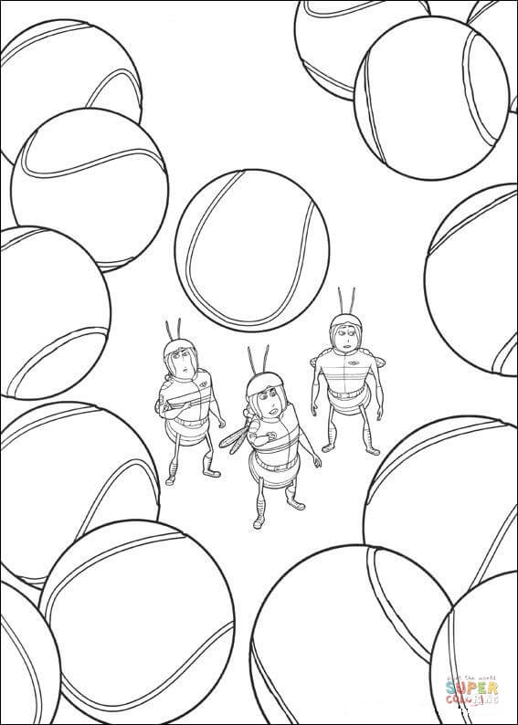 154 Tennis Coloring Pages Printable 11