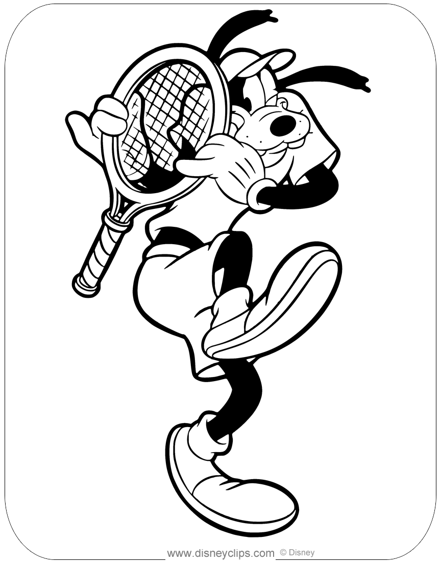 154 Tennis Coloring Pages Printable 115