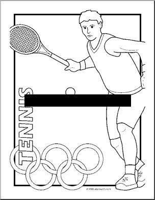 154 Tennis Coloring Pages Printable 116