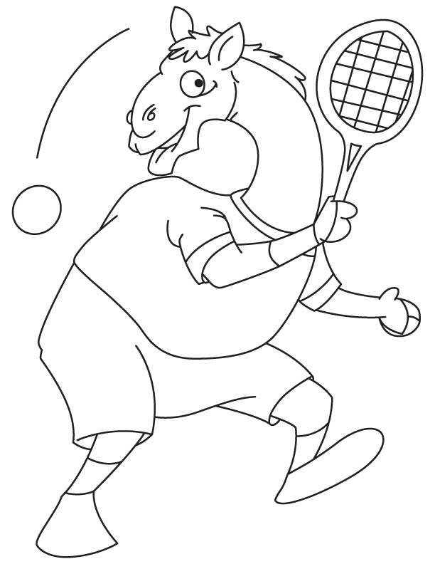 154 Tennis Coloring Pages Printable 117