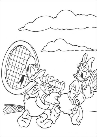 154 Tennis Coloring Pages Printable 123