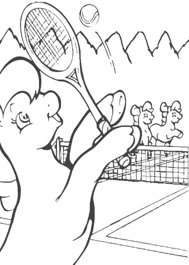 154 Tennis Coloring Pages Printable 126