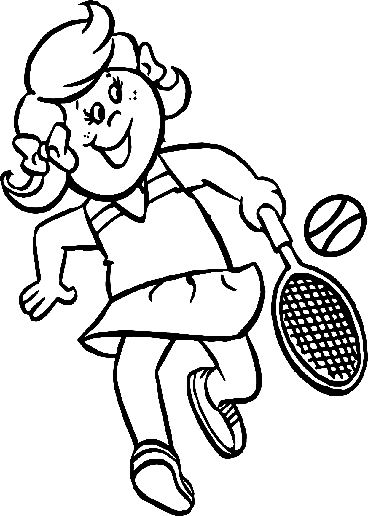 154 Tennis Coloring Pages Printable 127