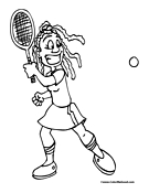 154 Tennis Coloring Pages Printable 130