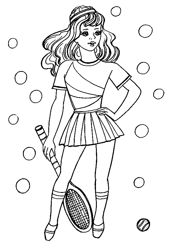 154 Tennis Coloring Pages Printable 138