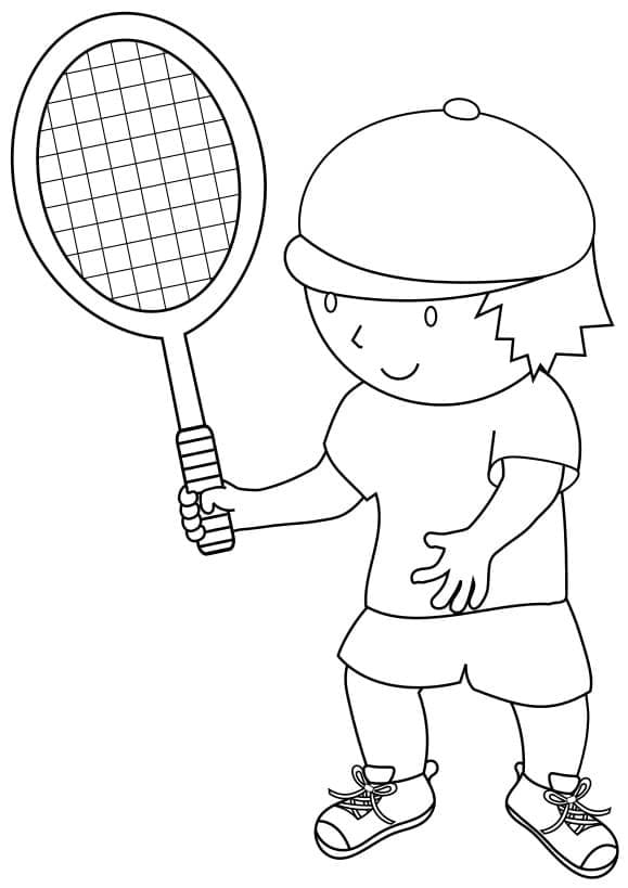 154 Tennis Coloring Pages Printable 34