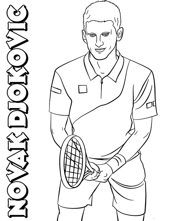 154 Tennis Coloring Pages Printable 39