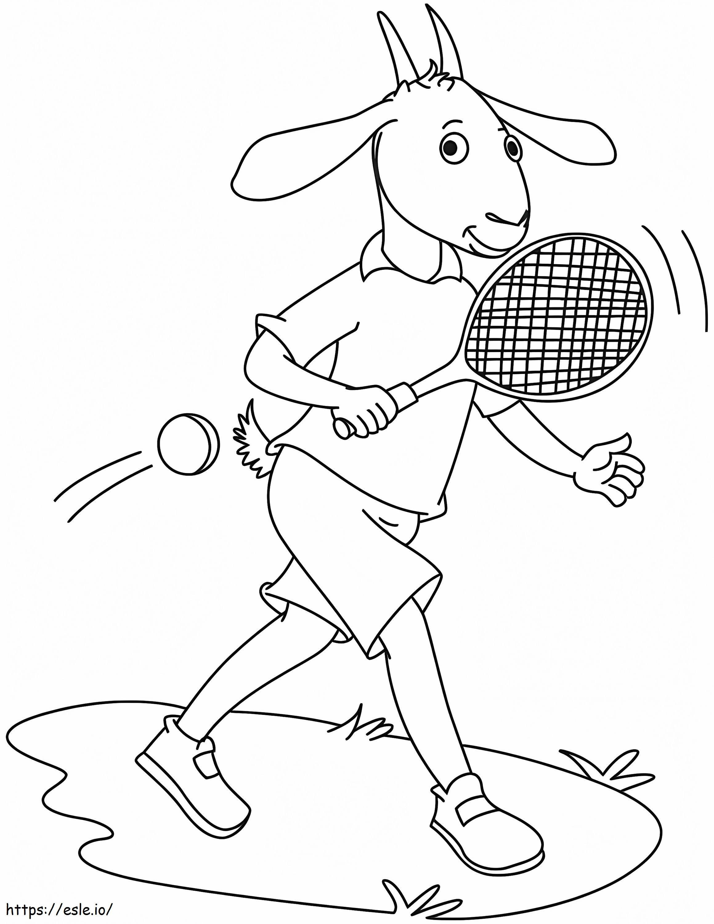 154 Tennis Coloring Pages Printable 4