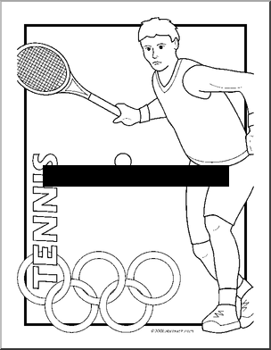 154 Tennis Coloring Pages Printable 43