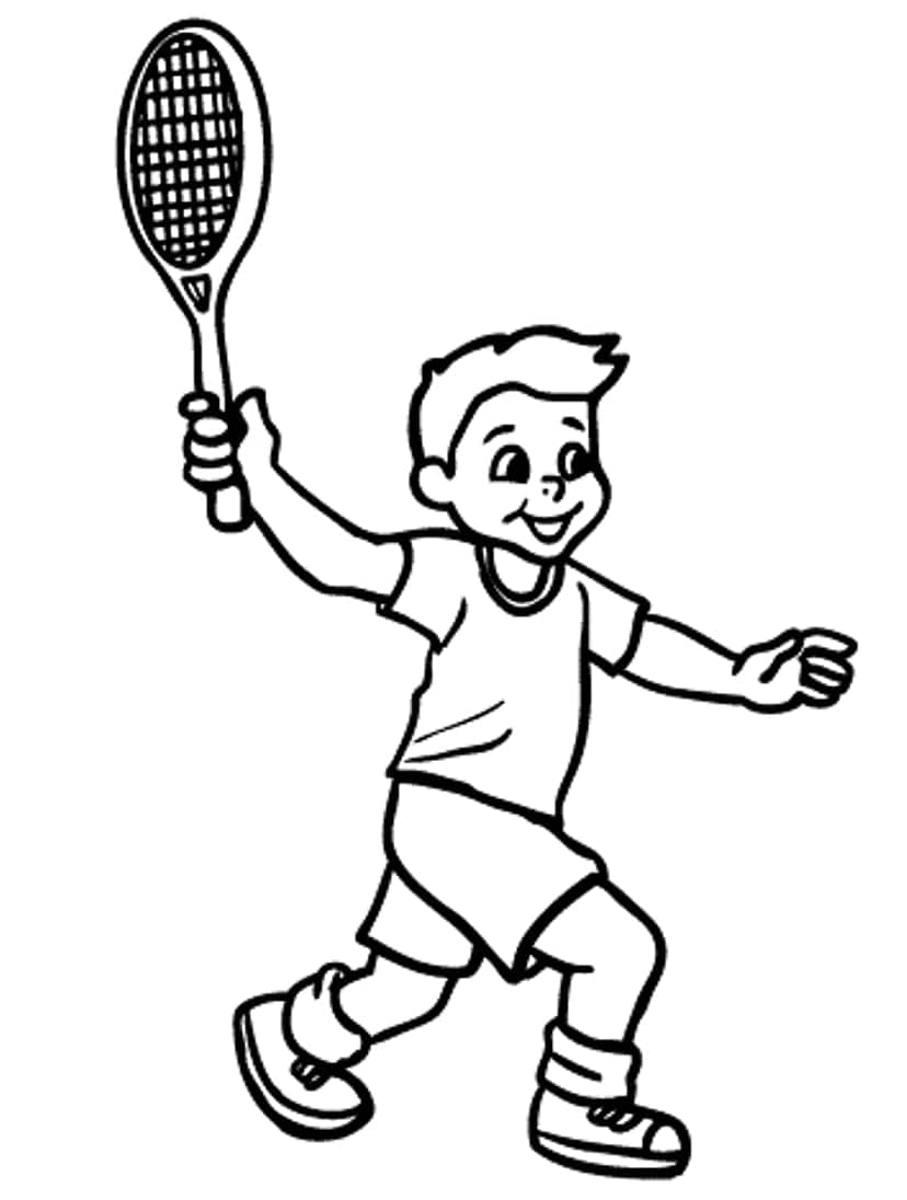 154 Tennis Coloring Pages Printable 45