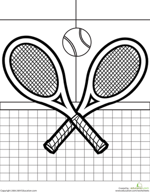 154 Tennis Coloring Pages Printable 46