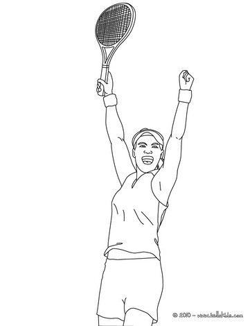 154 Tennis Coloring Pages Printable 52