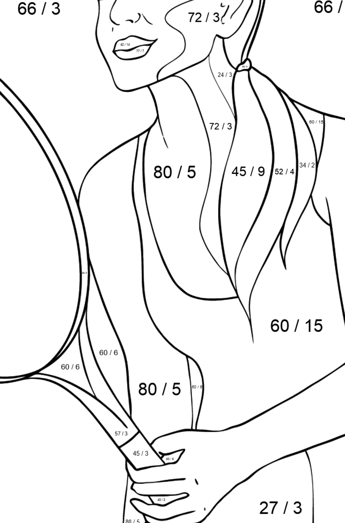 154 Tennis Coloring Pages Printable 53