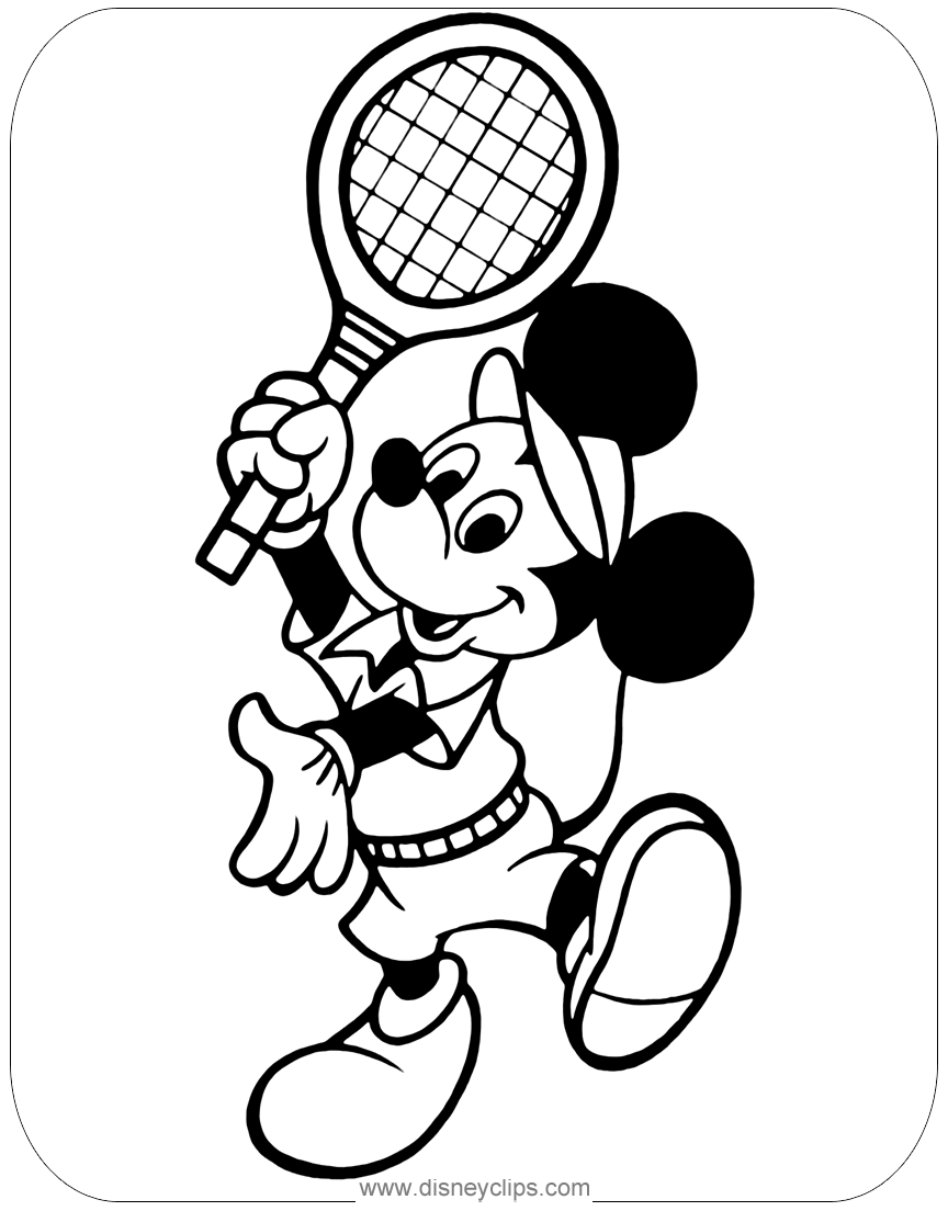 154 Tennis Coloring Pages Printable 55