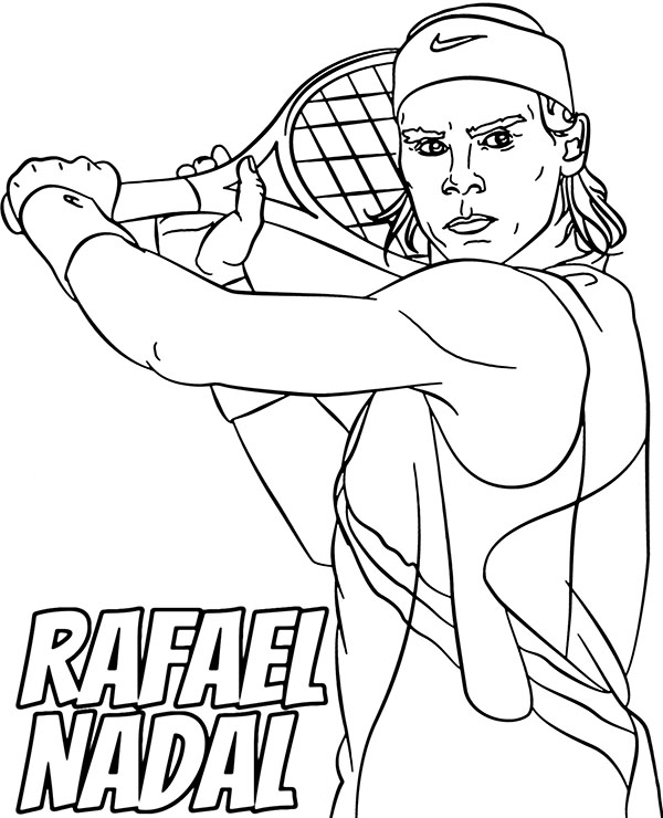 154 Tennis Coloring Pages Printable 59