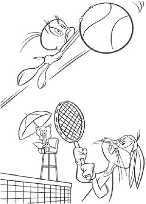 154 Tennis Coloring Pages Printable 61