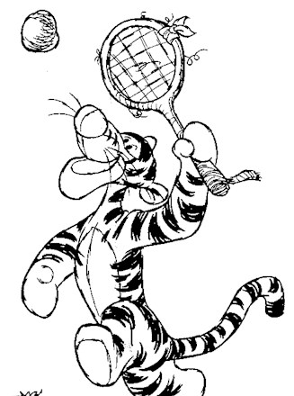 154 Tennis Coloring Pages Printable 64