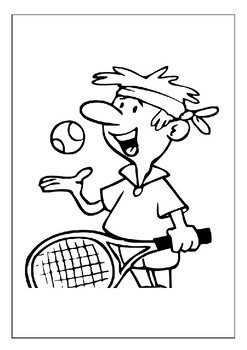 154 Tennis Coloring Pages Printable 72