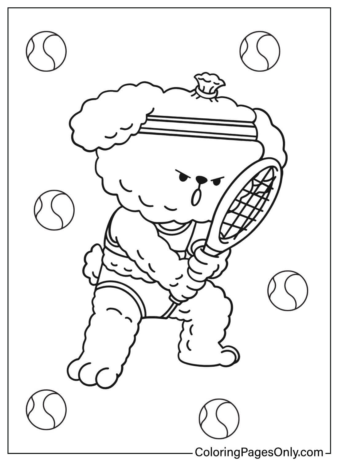 154 Tennis Coloring Pages Printable 77