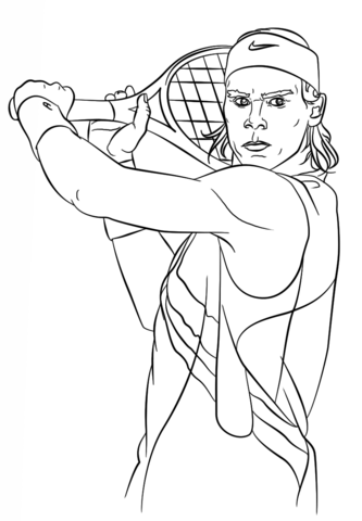 154 Tennis Coloring Pages Printable 78