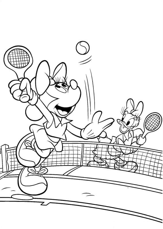 154 Tennis Coloring Pages Printable 80