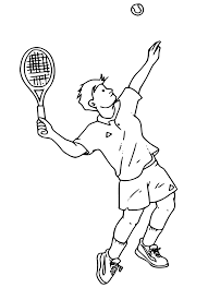 154 Tennis Coloring Pages Printable 81