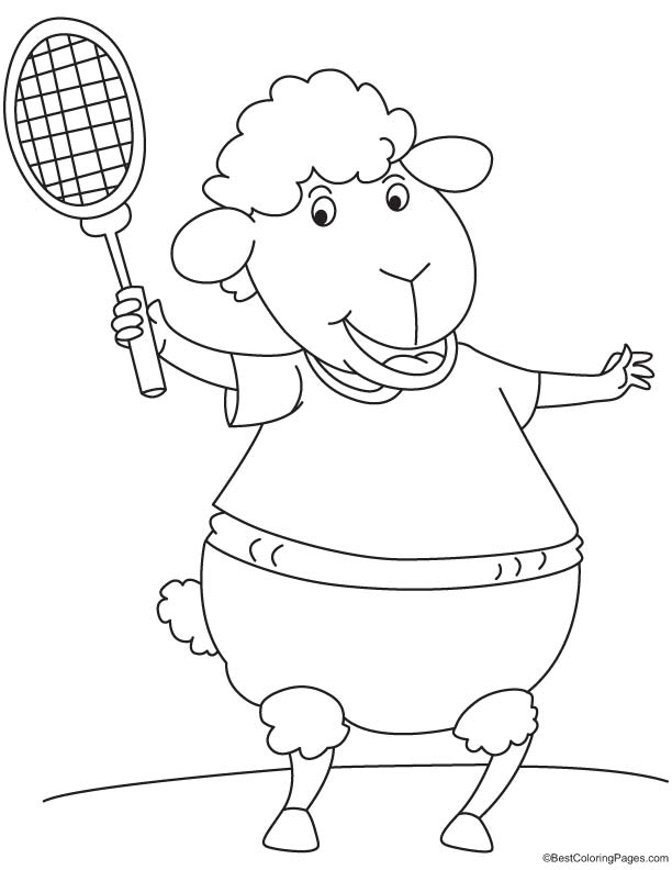 154 Tennis Coloring Pages Printable 83