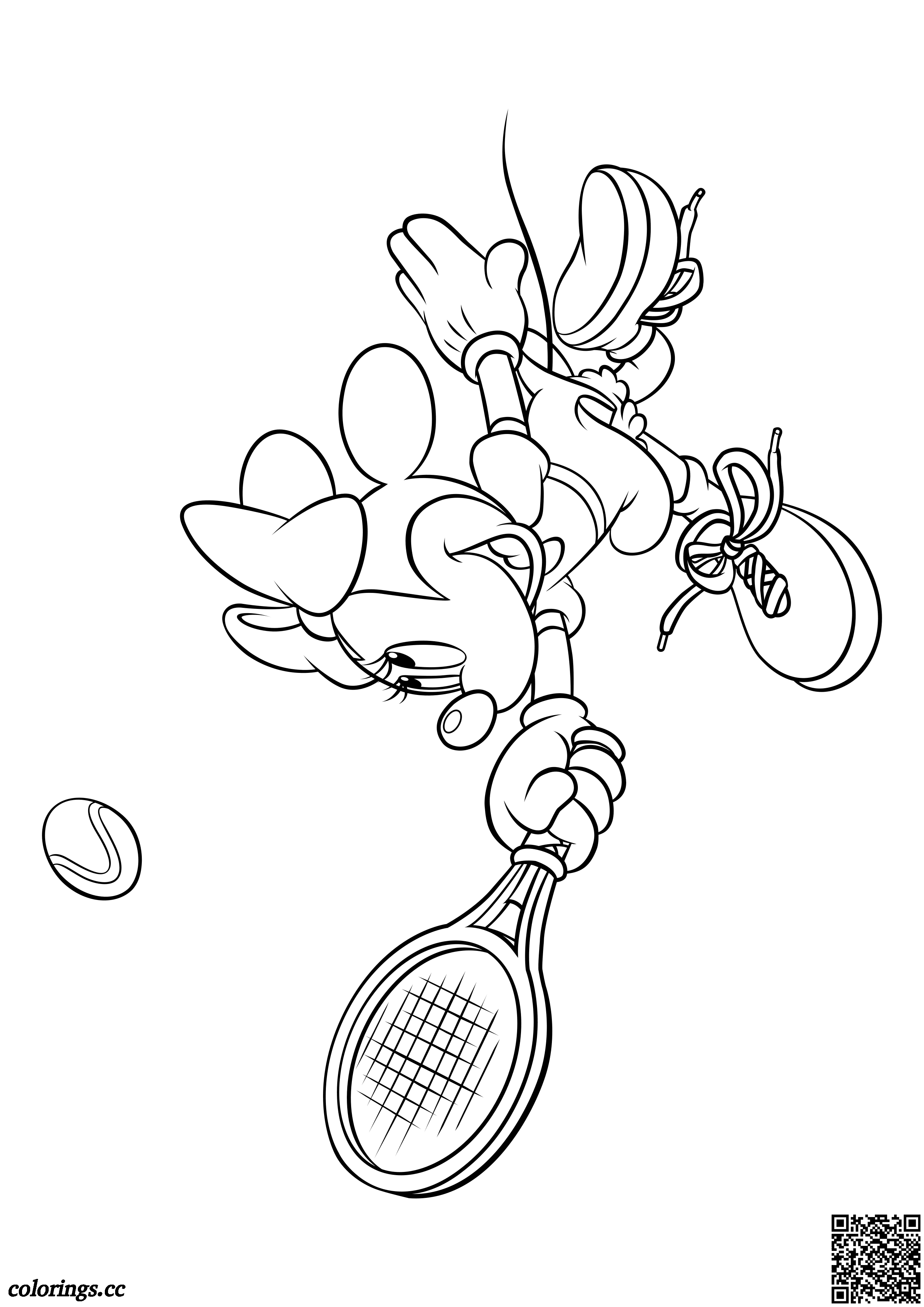 154 Tennis Coloring Pages Printable 89