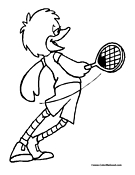 154 Tennis Coloring Pages Printable 90