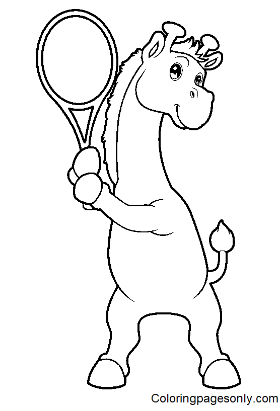 154 Tennis Coloring Pages Printable 92