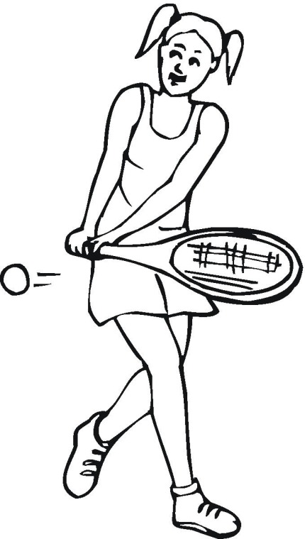 154 Tennis Coloring Pages Printable 94