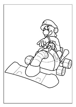 160+ Coloring Pages Mario and Luigi Printable 103