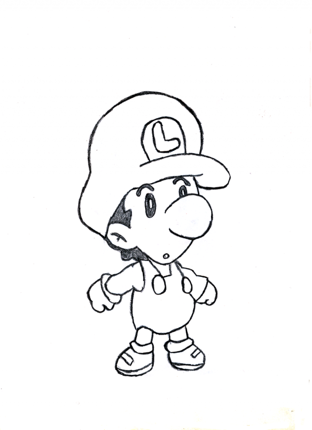 160+ Coloring Pages Mario and Luigi Printable 108