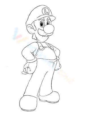 160+ Coloring Pages Mario and Luigi Printable 141