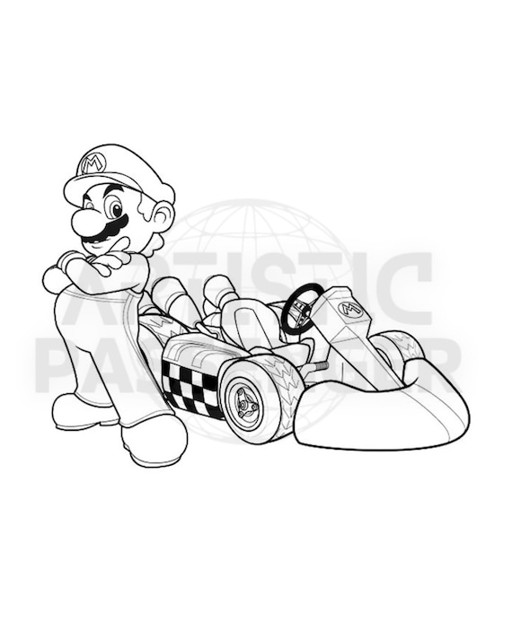 160+ Coloring Pages Mario and Luigi Printable 156