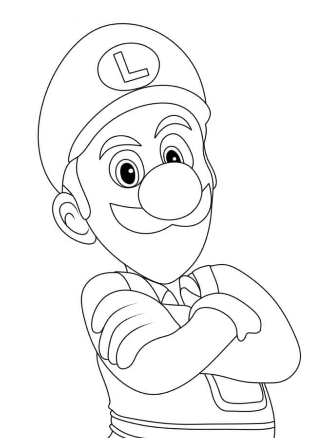 160+ Coloring Pages Mario and Luigi Printable 18