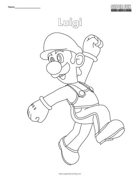 160+ Coloring Pages Mario and Luigi Printable 20