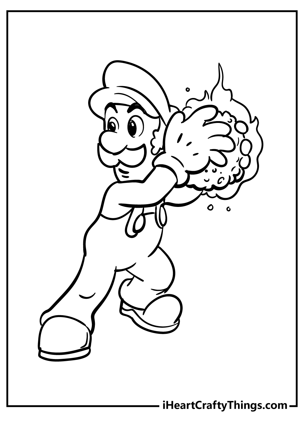 160+ Coloring Pages Mario and Luigi Printable 24