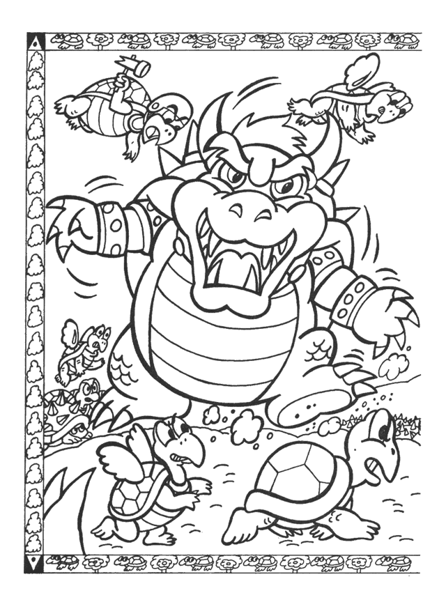 160+ Coloring Pages Mario and Luigi Printable 45