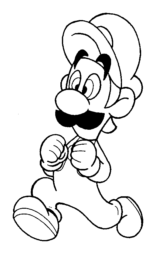 160+ Coloring Pages Mario and Luigi Printable 53