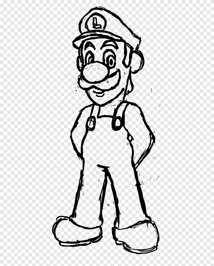 160+ Coloring Pages Mario and Luigi Printable 58