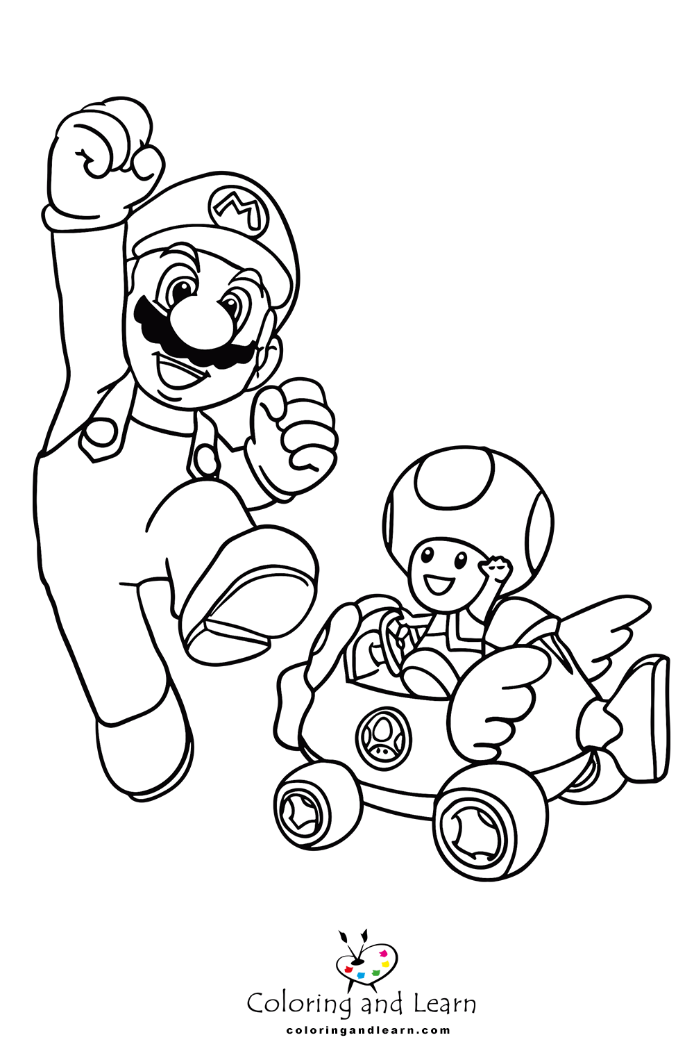 160+ Coloring Pages Mario and Luigi Printable 59