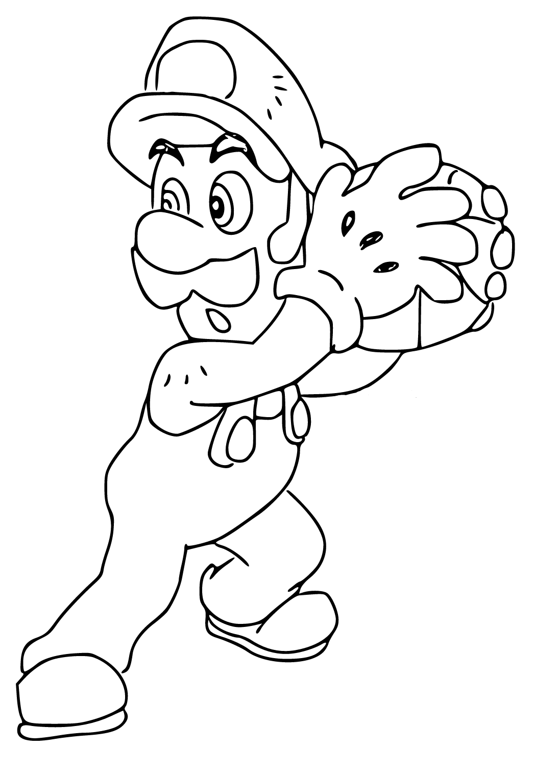 160+ Coloring Pages Mario and Luigi Printable 61