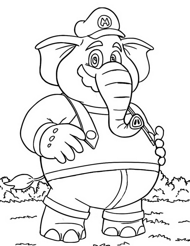 160+ Coloring Pages Mario and Luigi Printable 81