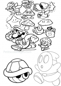 160+ Coloring Pages Mario and Luigi Printable 88