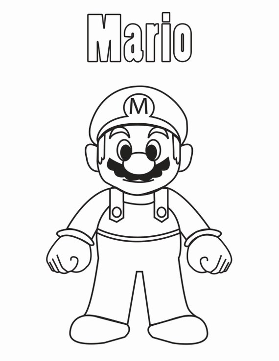 160+ Coloring Pages Mario and Luigi Printable 98