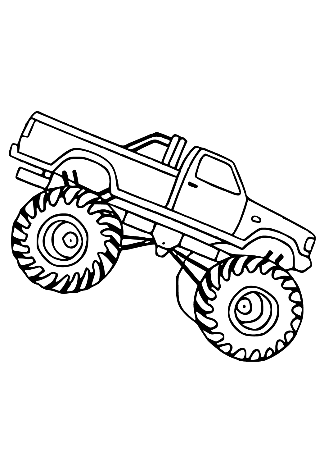 160+ Monster Truck Coloring Pages FREE Printable 127